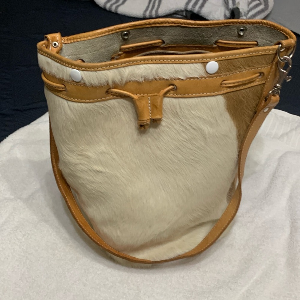 Hair on saddle Bag